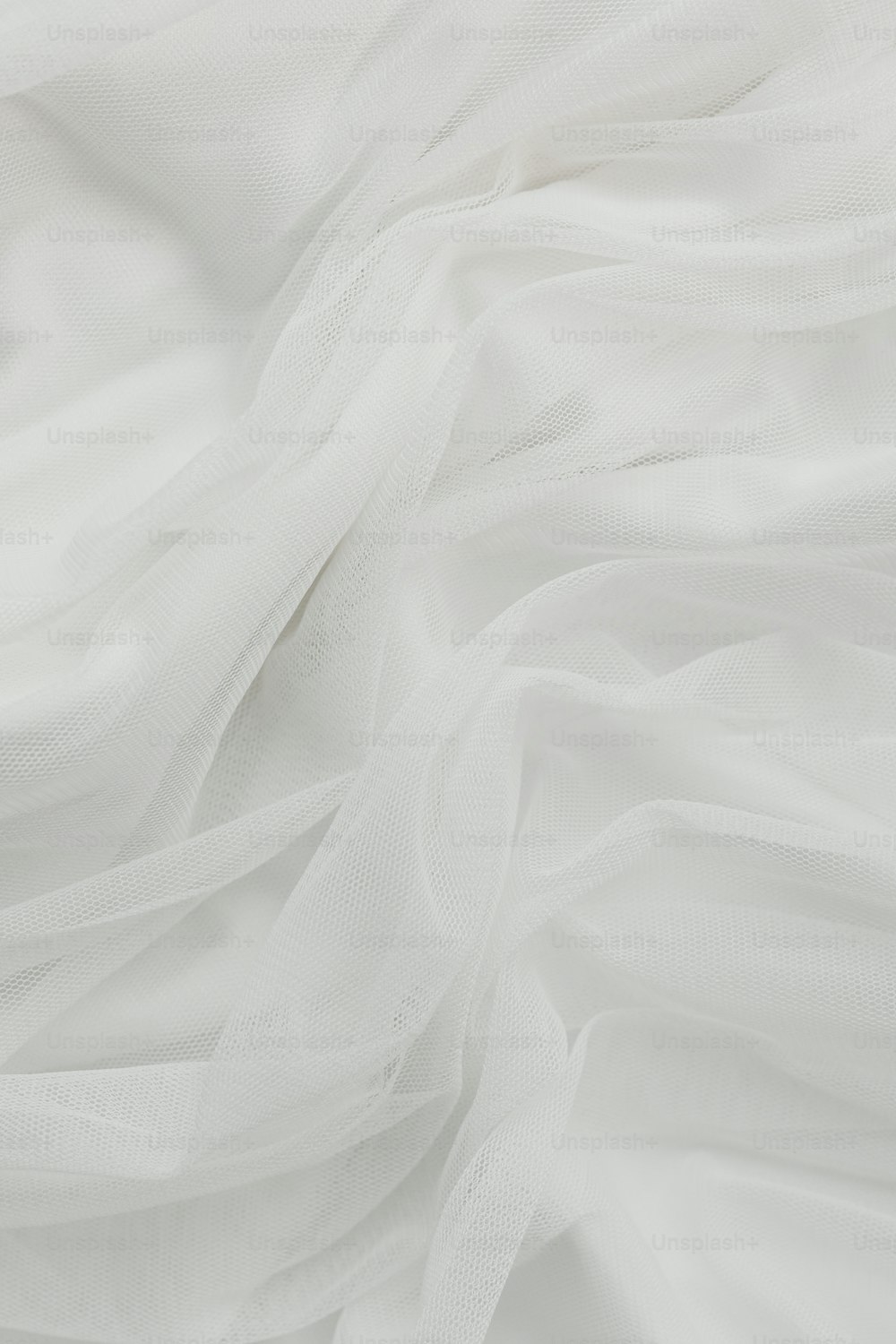 Vue rapprochée d’un tissu blanc