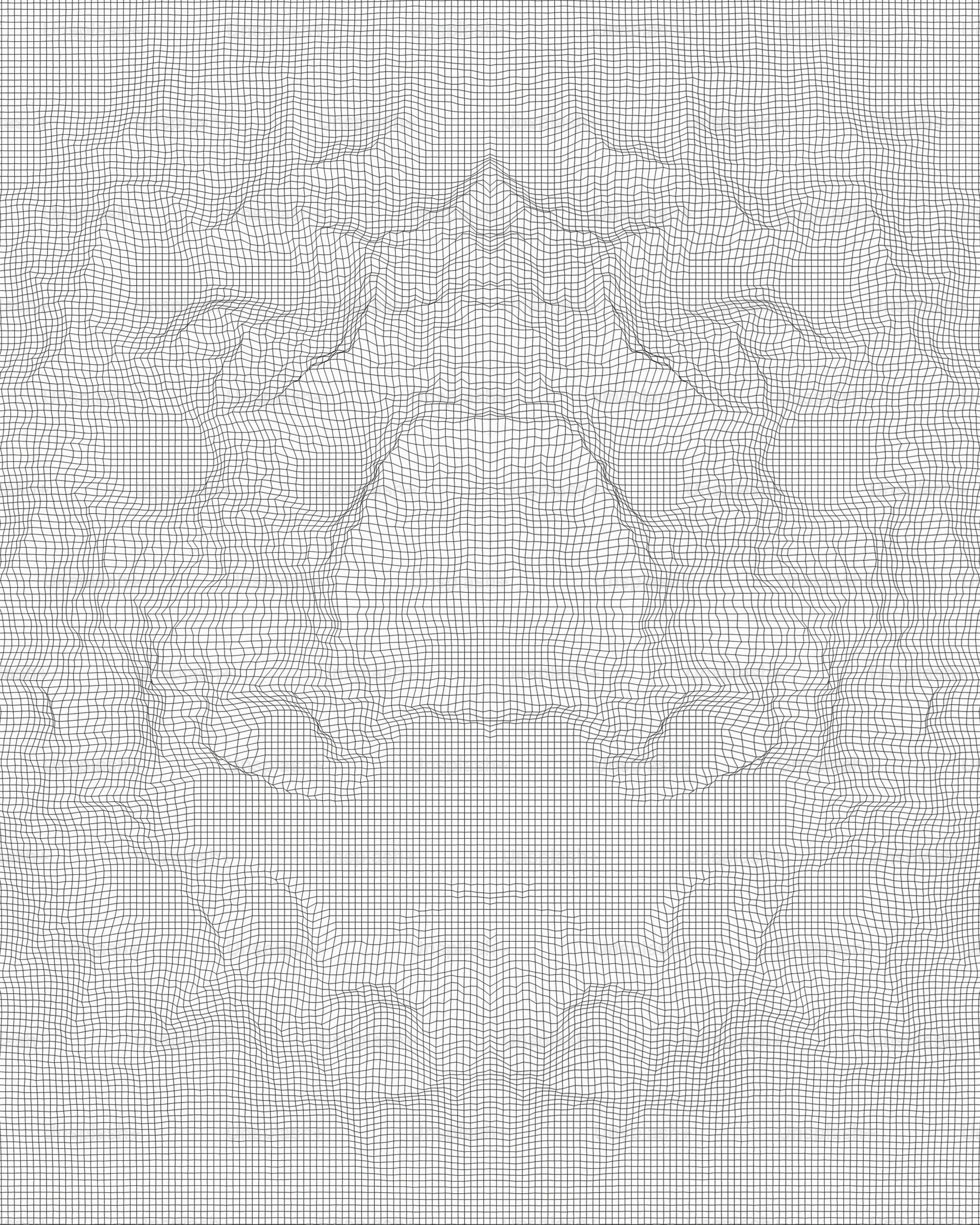 a white background with a circular design in the middle