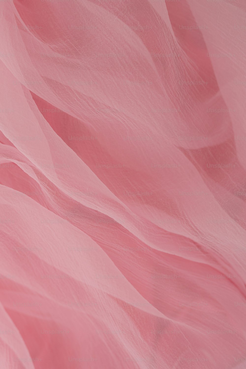 a close up of a pink fabric with a white background