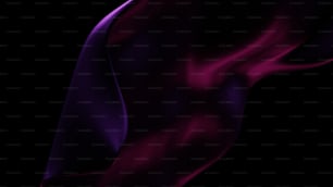 ein violetter und schwarzer Hintergrund mit wellenförmigen Linien