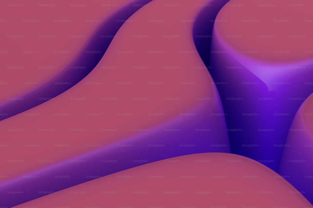 a computer generated image of purple shapes