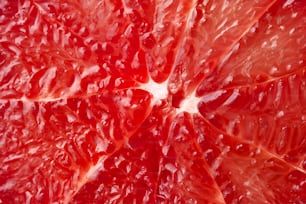 a close up of a grapefruit cut in half