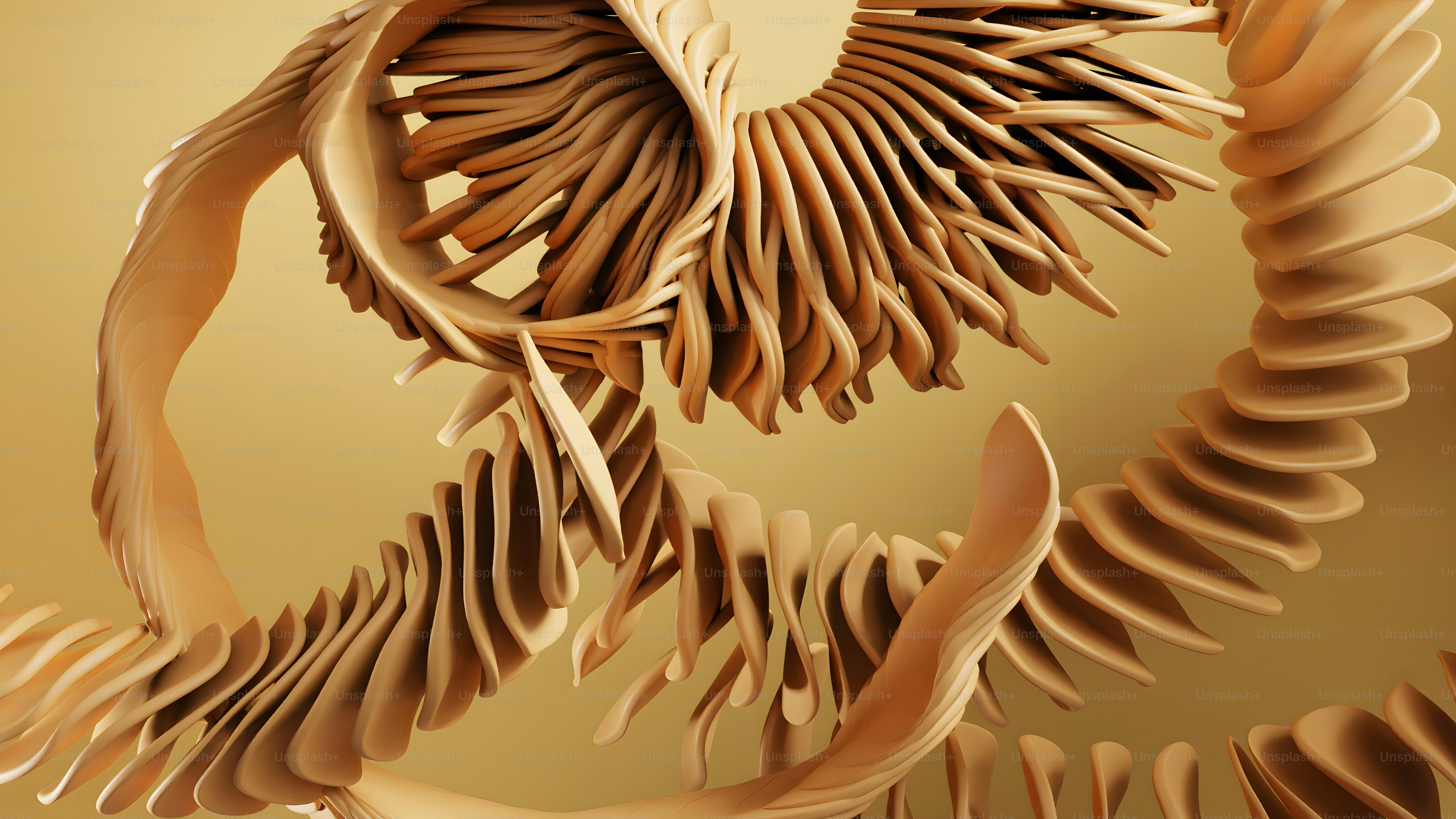 a close up of a sculpture made of wood