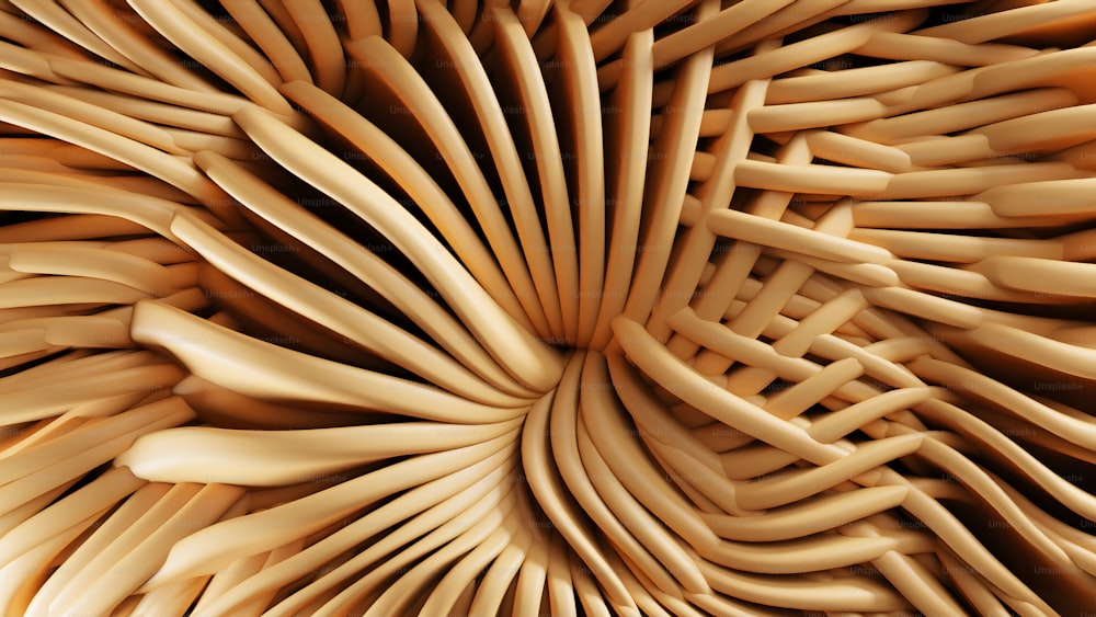 a close up view of a sculpture made of wood