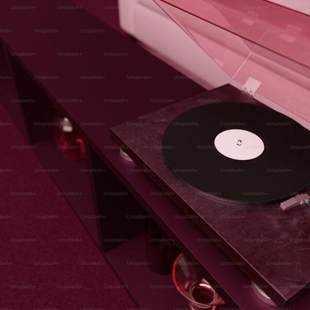 Musique, son. Tourne-disque vinyle vintage, vue rapprochée avec détails.  Illustration 3D photo – Platine Photo sur Unsplash