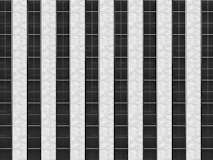 Un patrón de papel tapiz a rayas blancas y negras