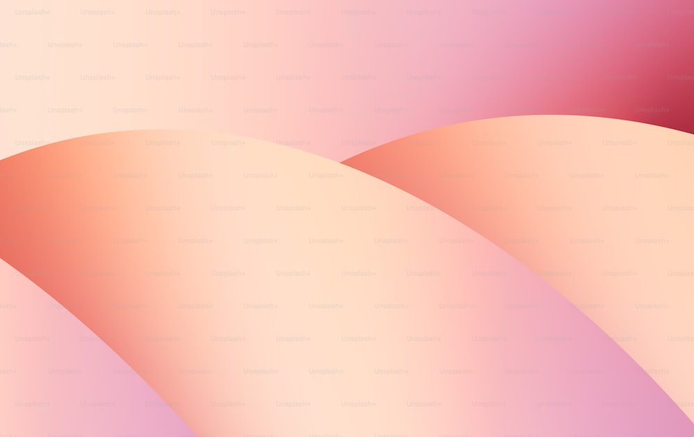 a pink and orange abstract background with smooth lines
