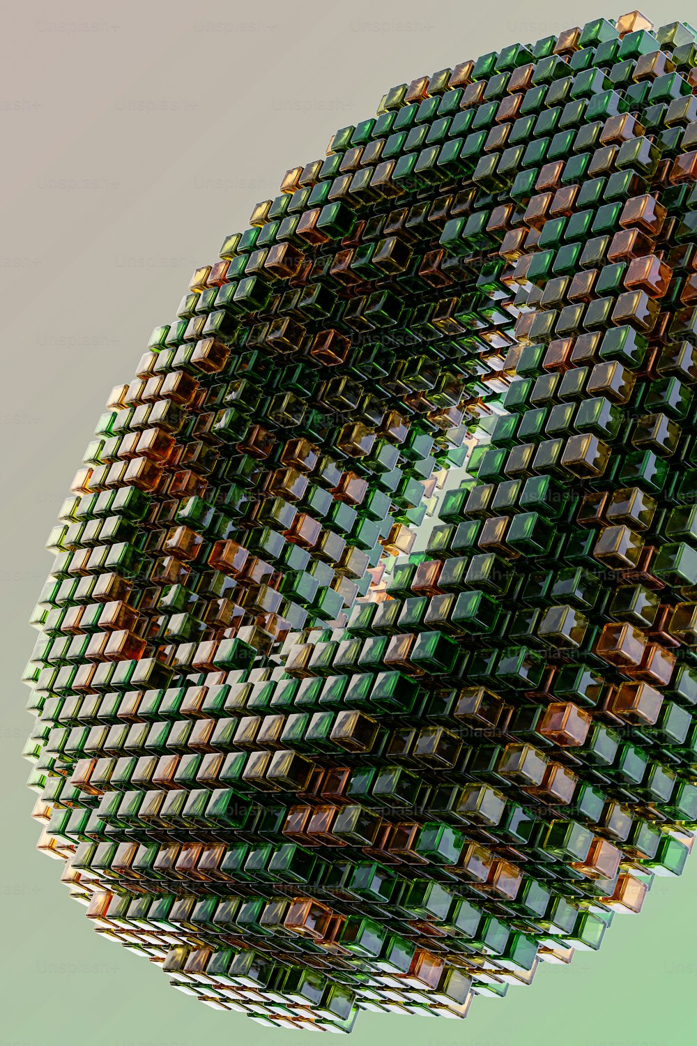 un'immagine generata al computer di un volto