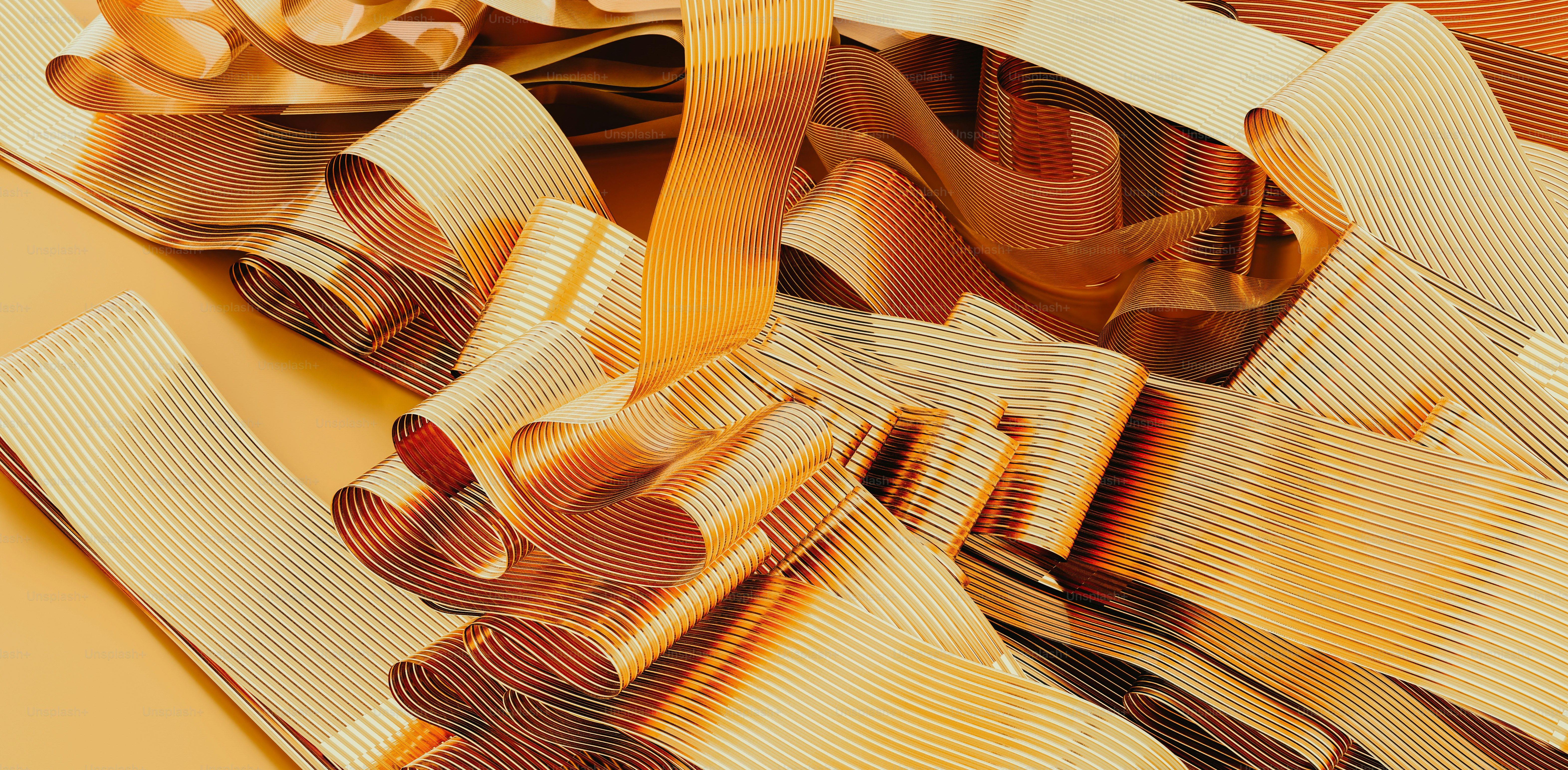 A close up of a bunch of ribbons on a table photo – Wallpapers Image on ...