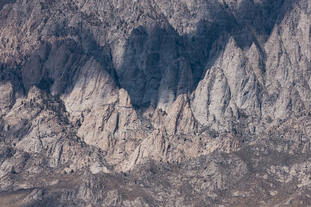 a view of a mountain range from an airplane