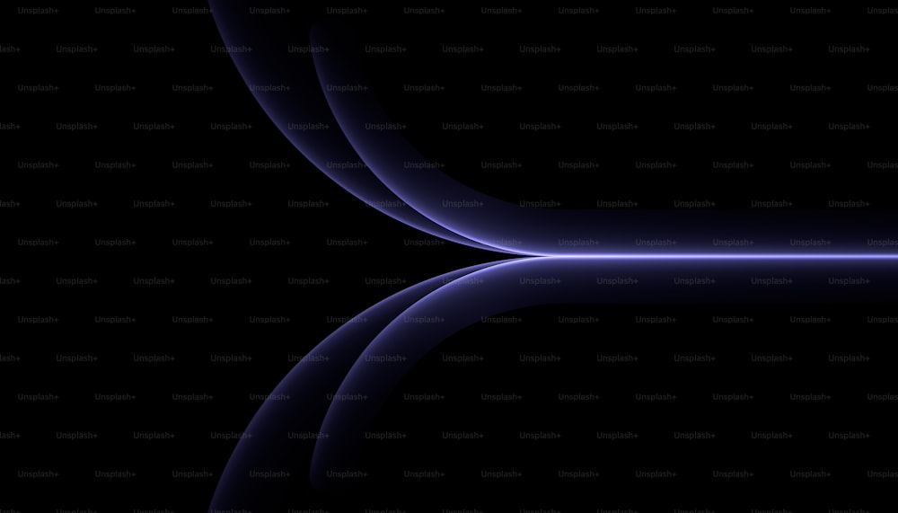 a black background with a blue line in the middle