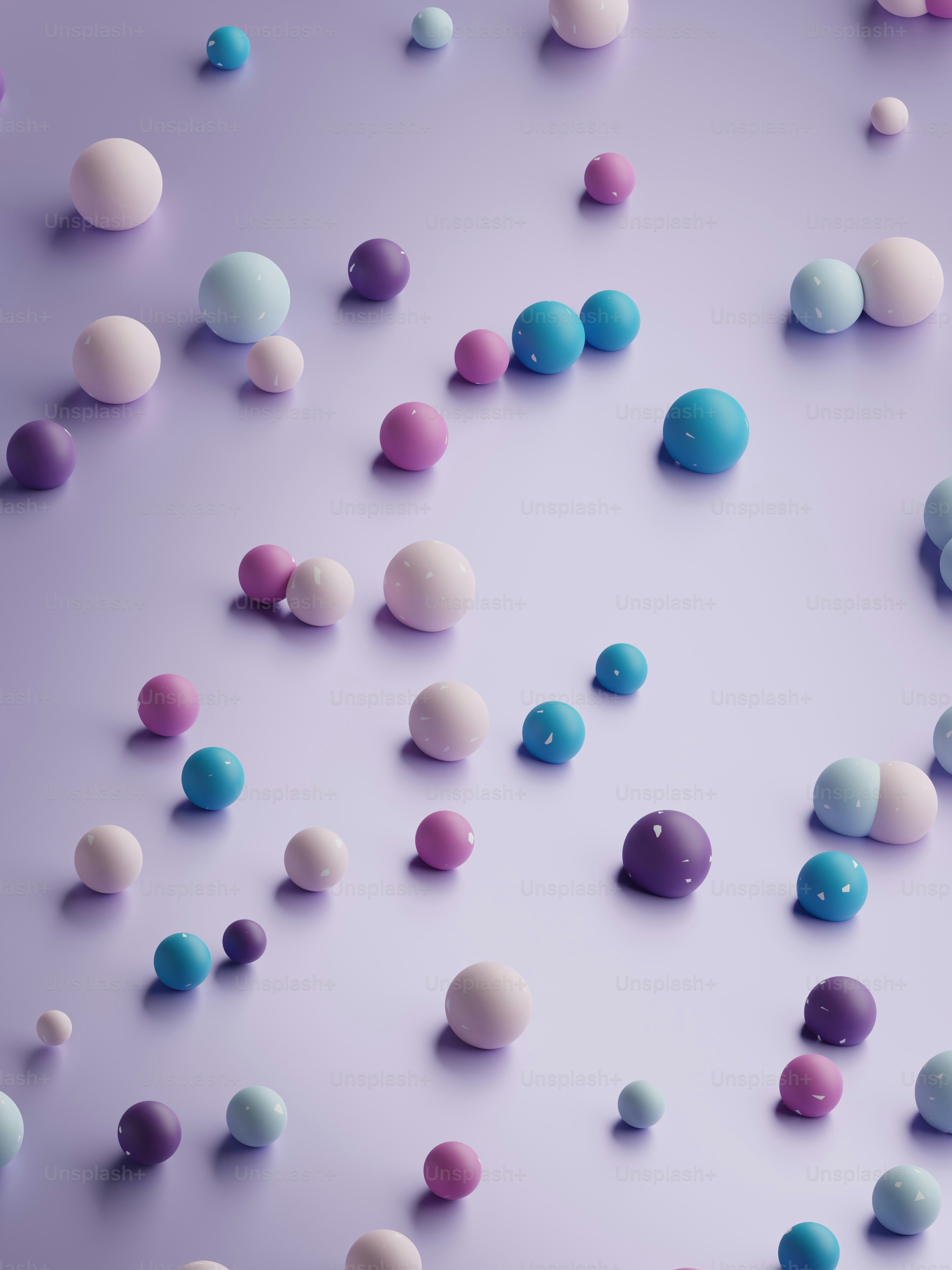 a bunch of balls that are in the air