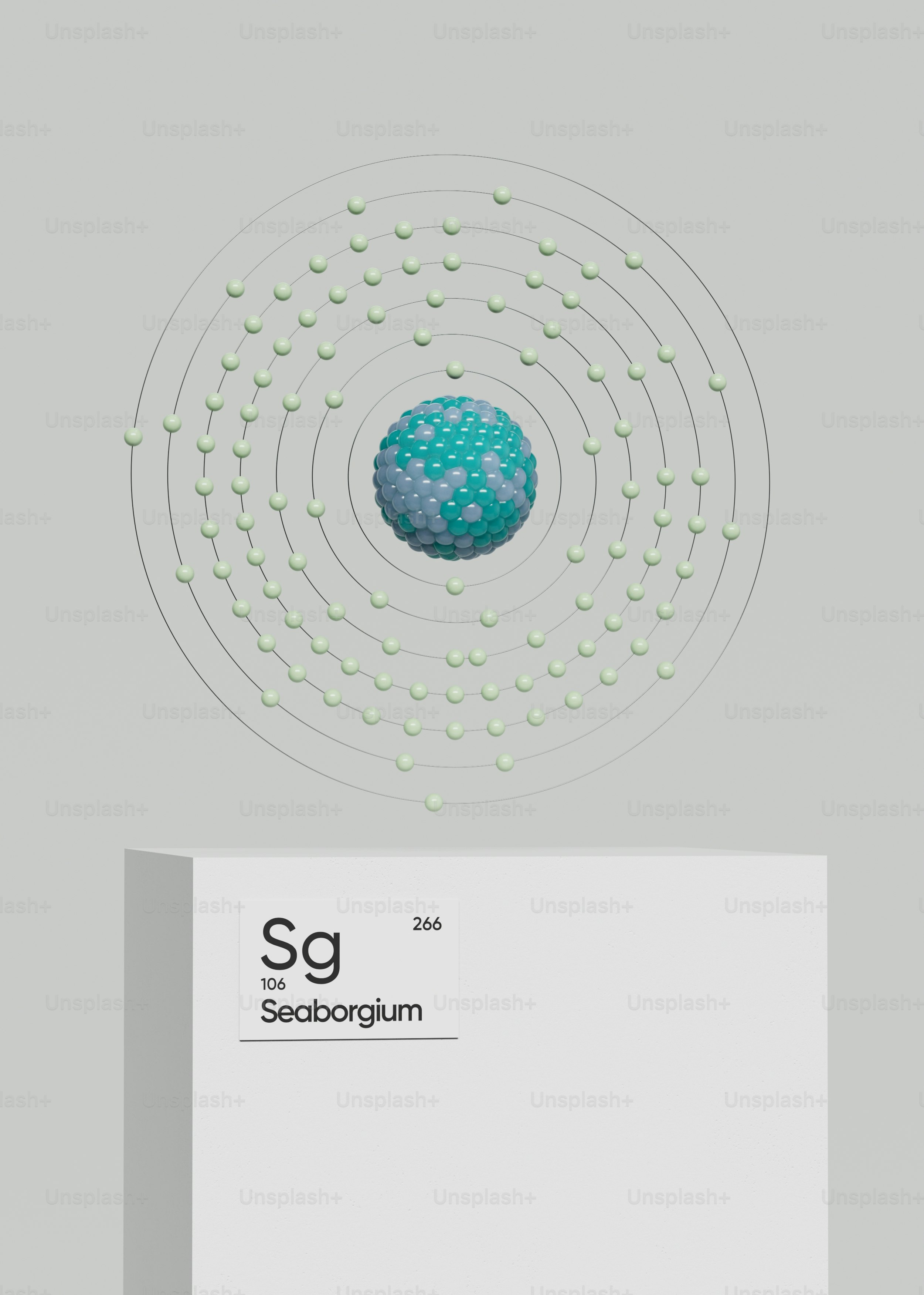 a white box with a blue object inside of it