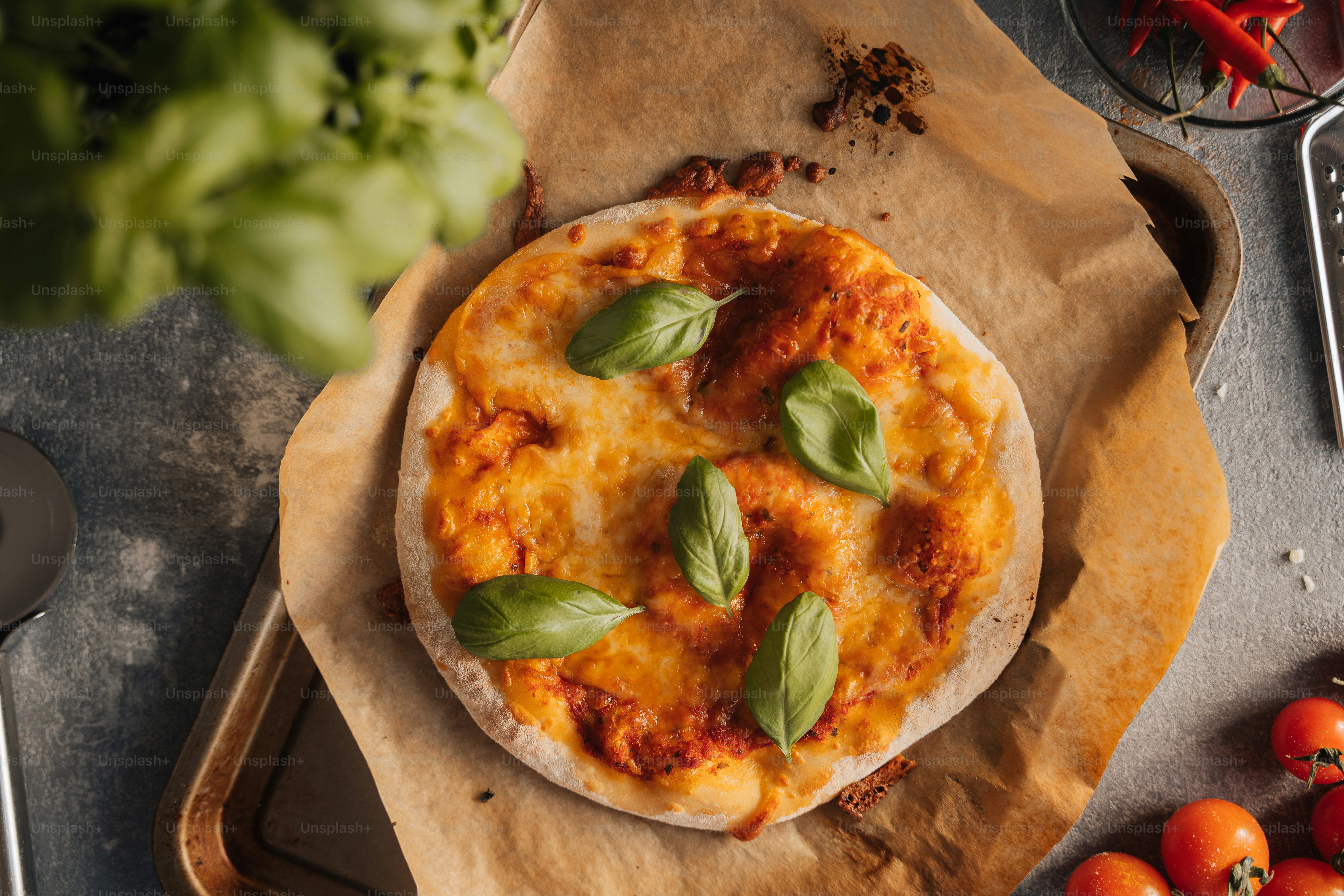 a pizza sitting on top of a wooden cutting board