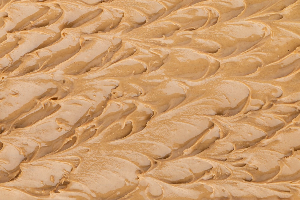a close up of a desert like substance