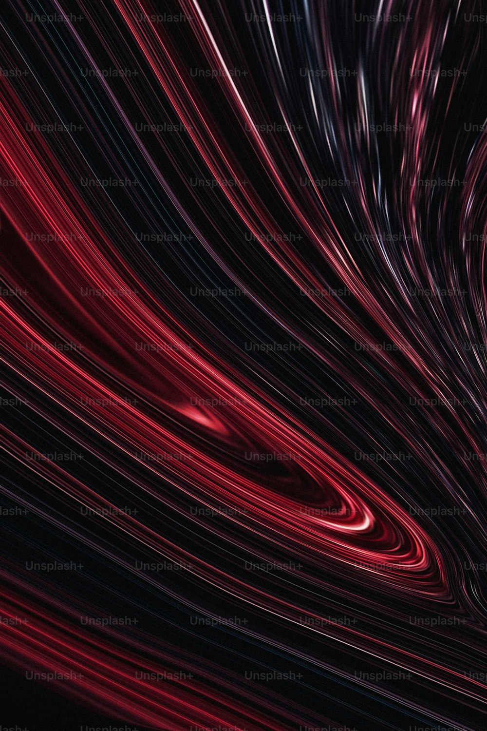 Un fondo abstracto rojo y negro con líneas