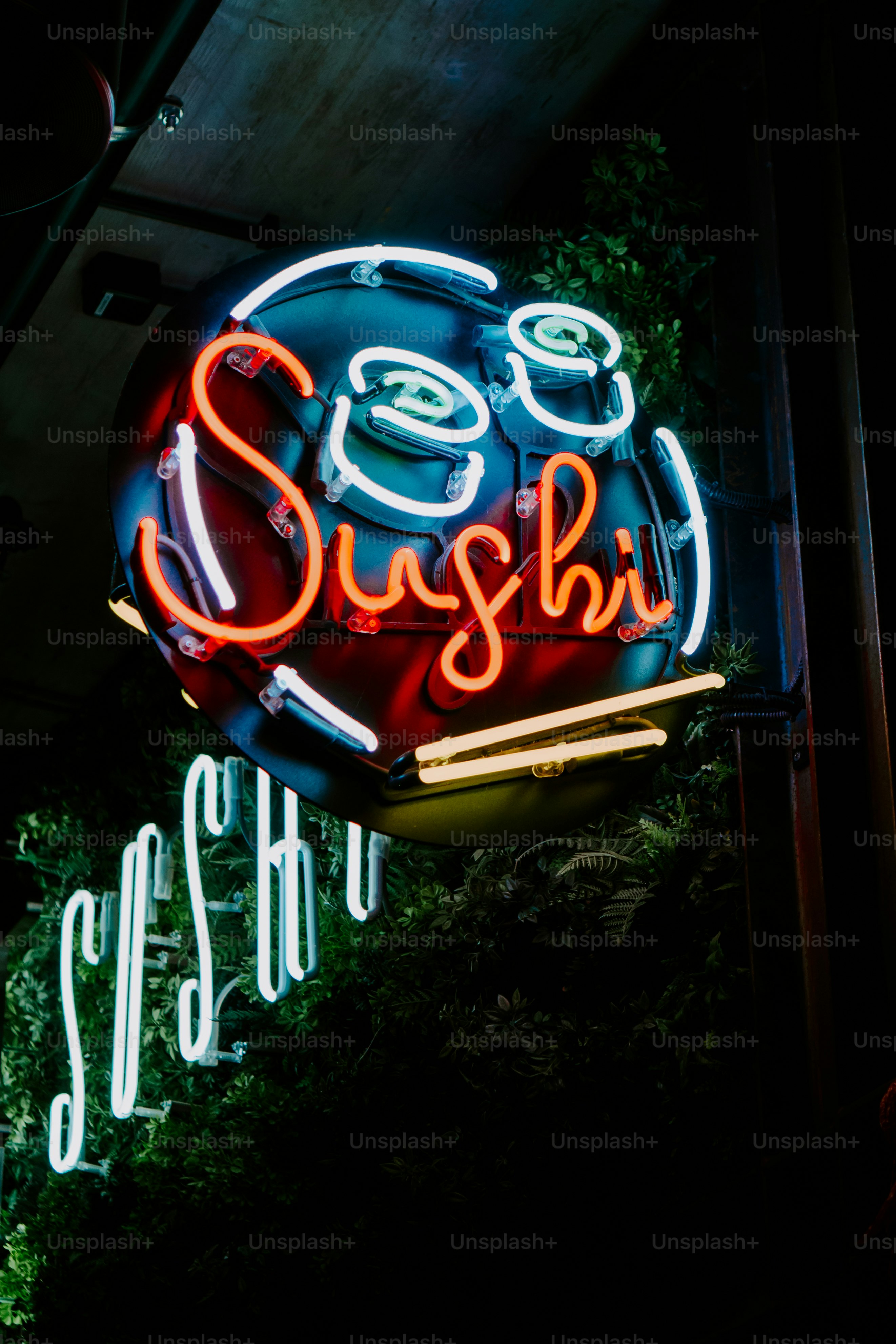 Sushi neon sign