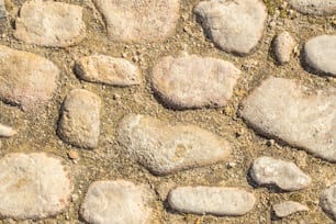 a close up of rocks and dirt on the ground