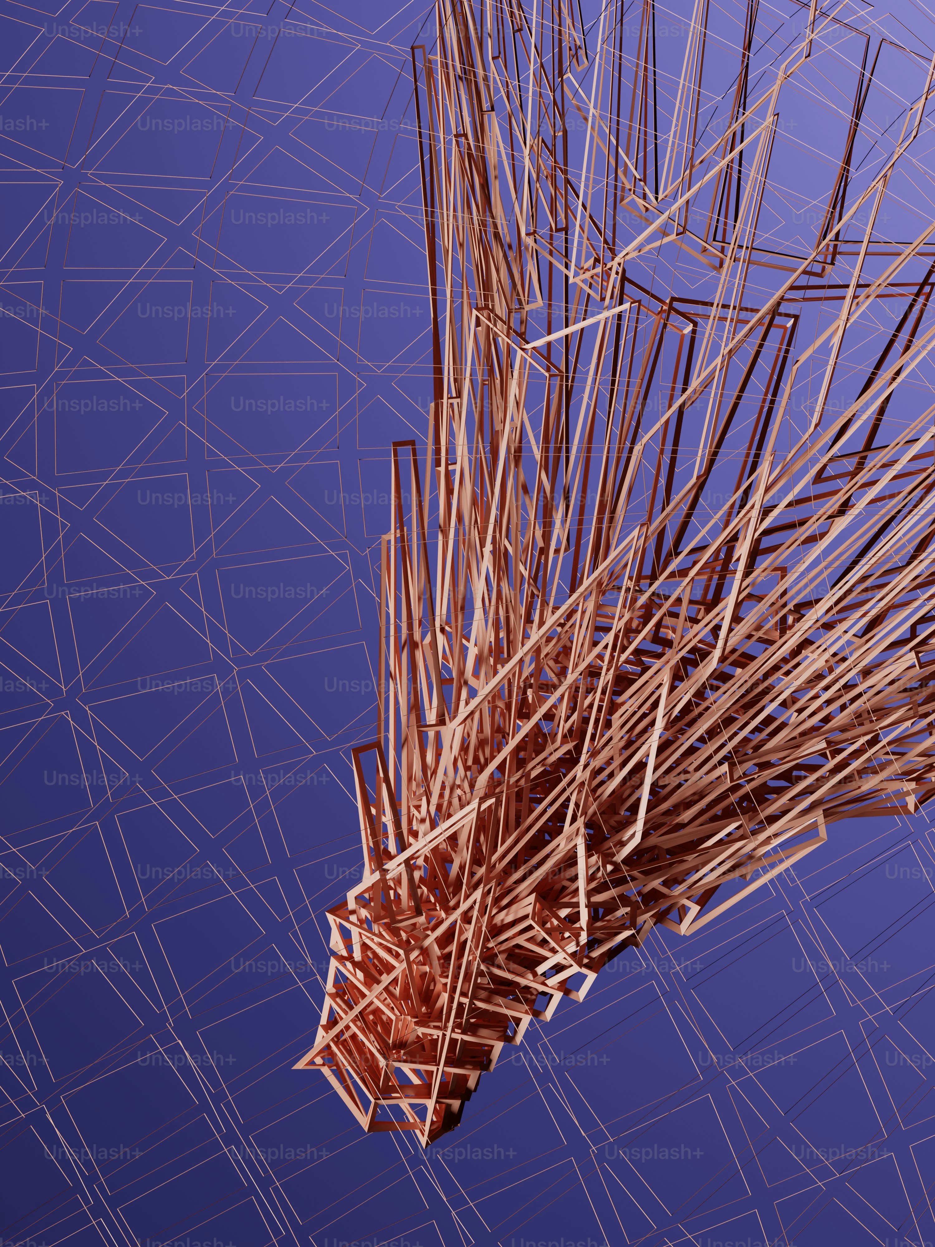 A bunch of sticks that are in the air photo – Render Image on Unsplash