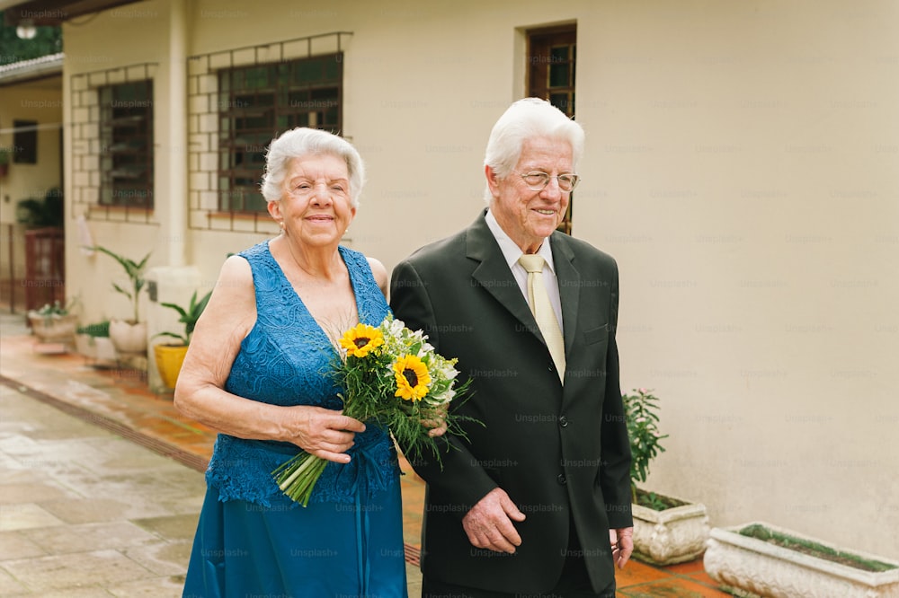 a man and a woman standing next to each other