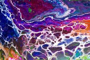 Un dipinto astratto di uno sfondo multicolore