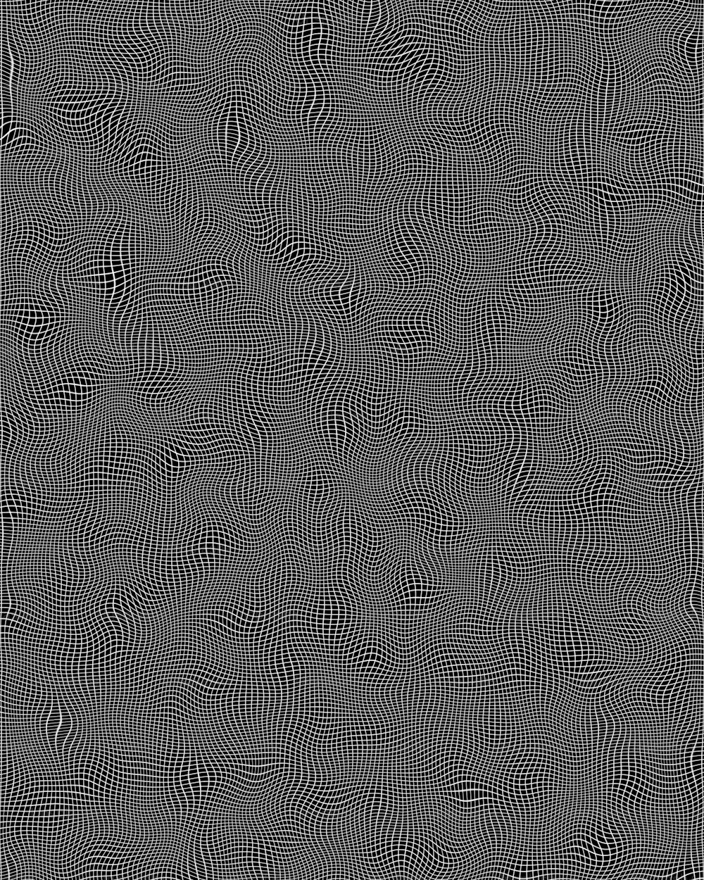 a black and white photo of an abstract pattern