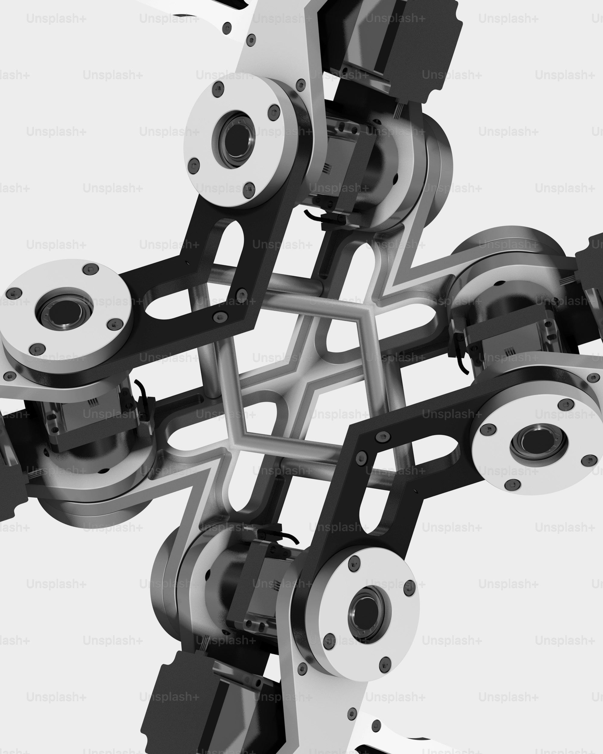 uma imagem gerada por computador de uma estrutura complexa