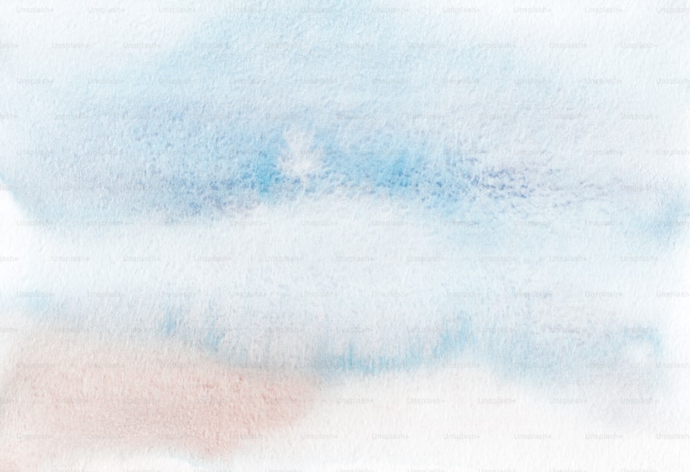 a watercolor painting of a sky and clouds