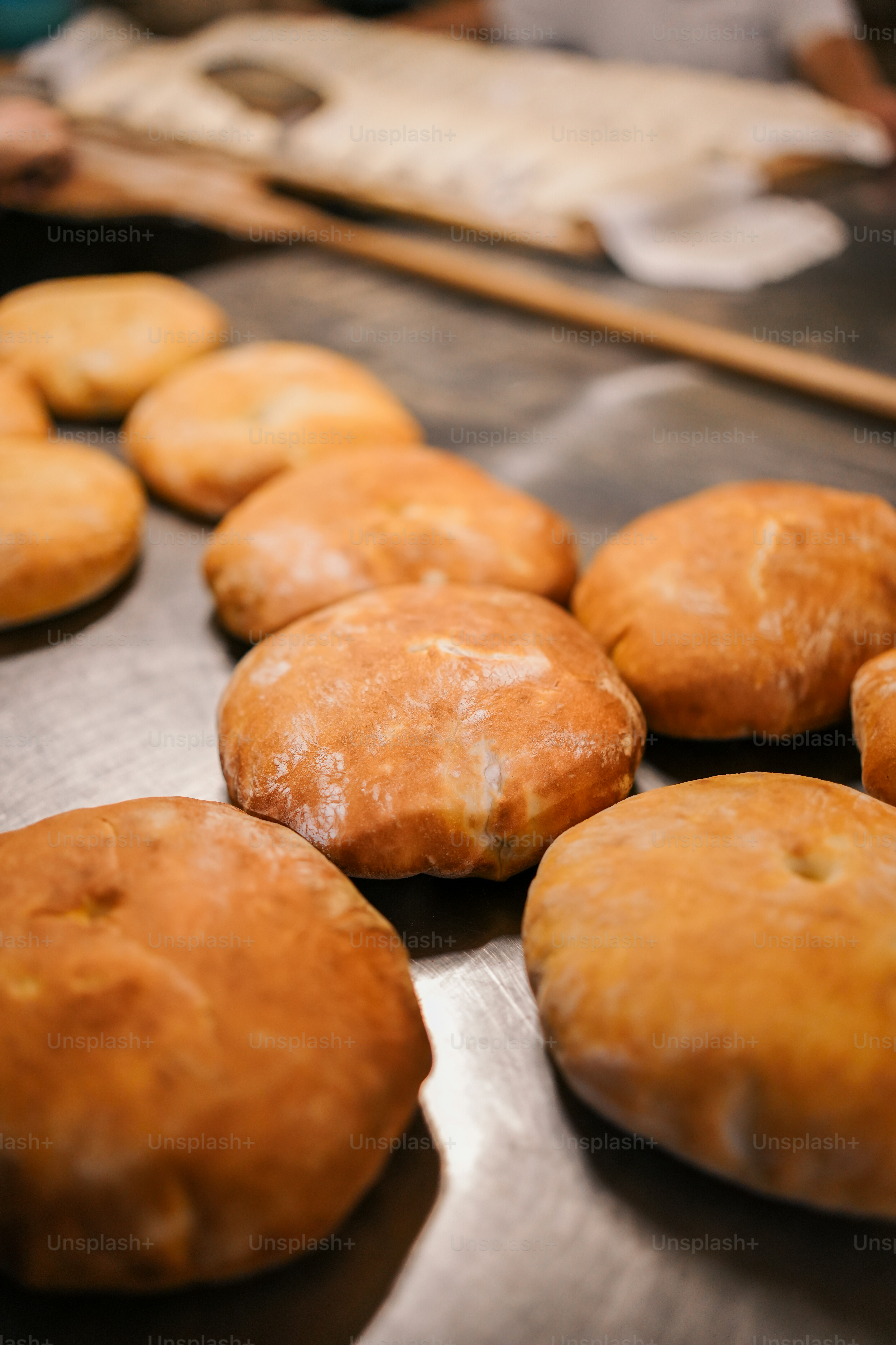 a bunch of doughnuts that are on a table
