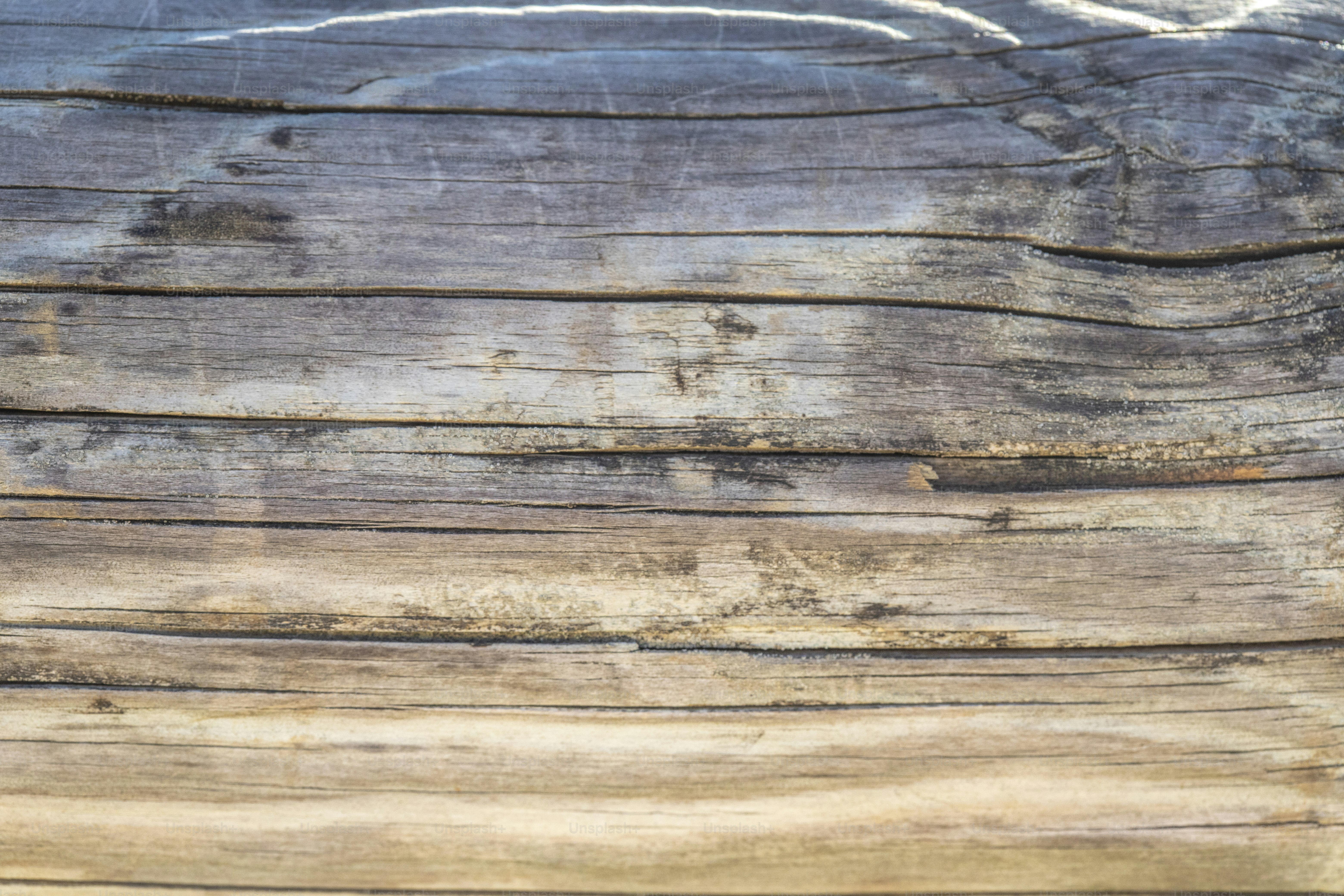 a piece of wood that has been stained brown