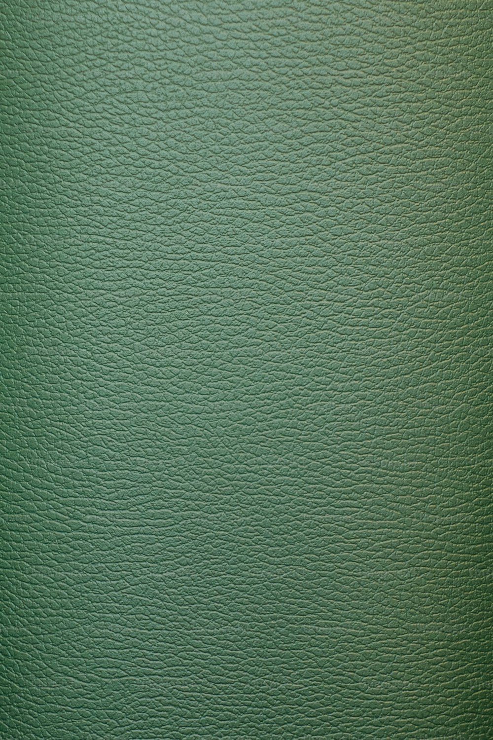 a close up of a green leather texture