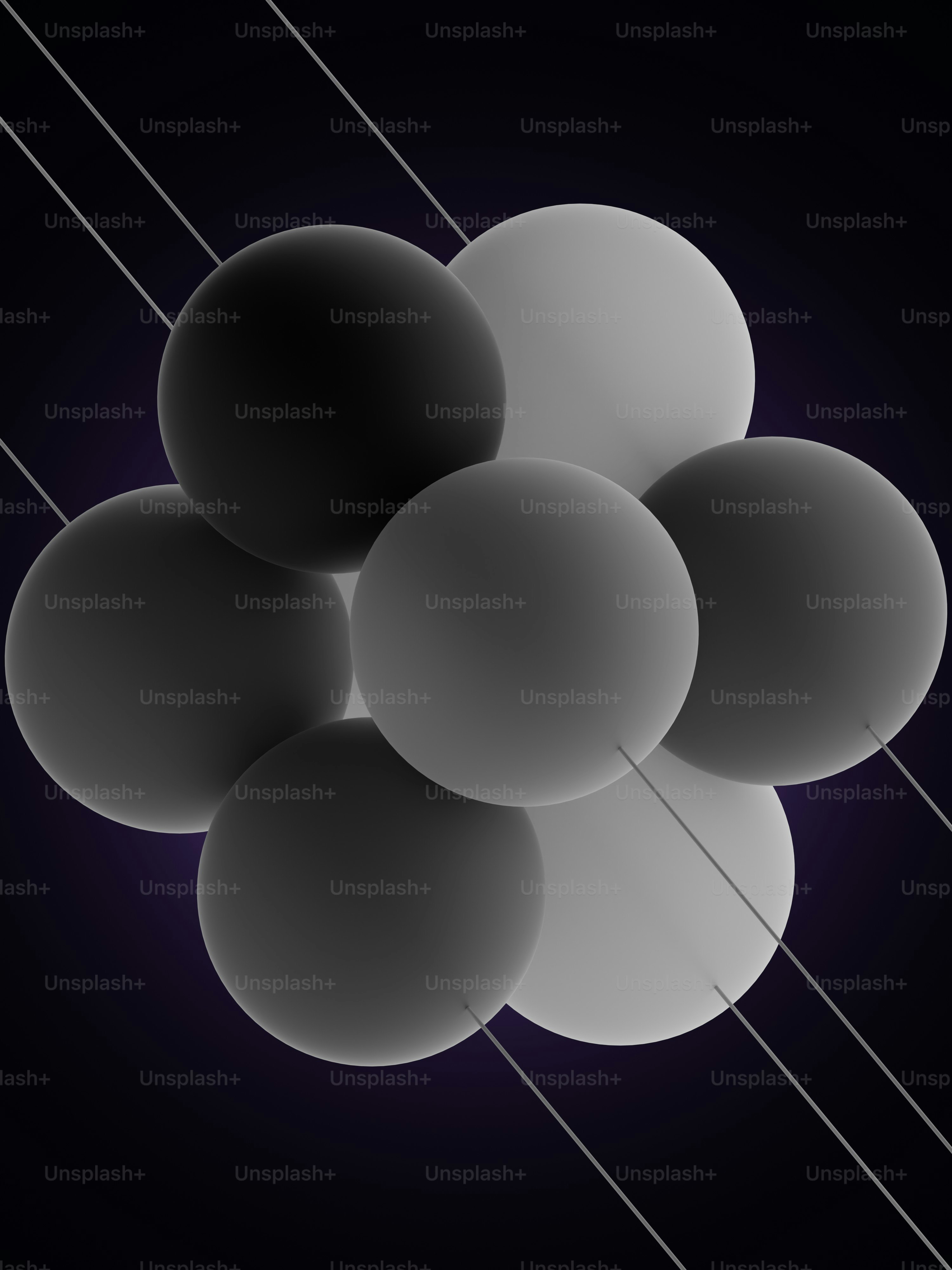 A bunch of balloons floating in the air photo – Abstract Image on Unsplash