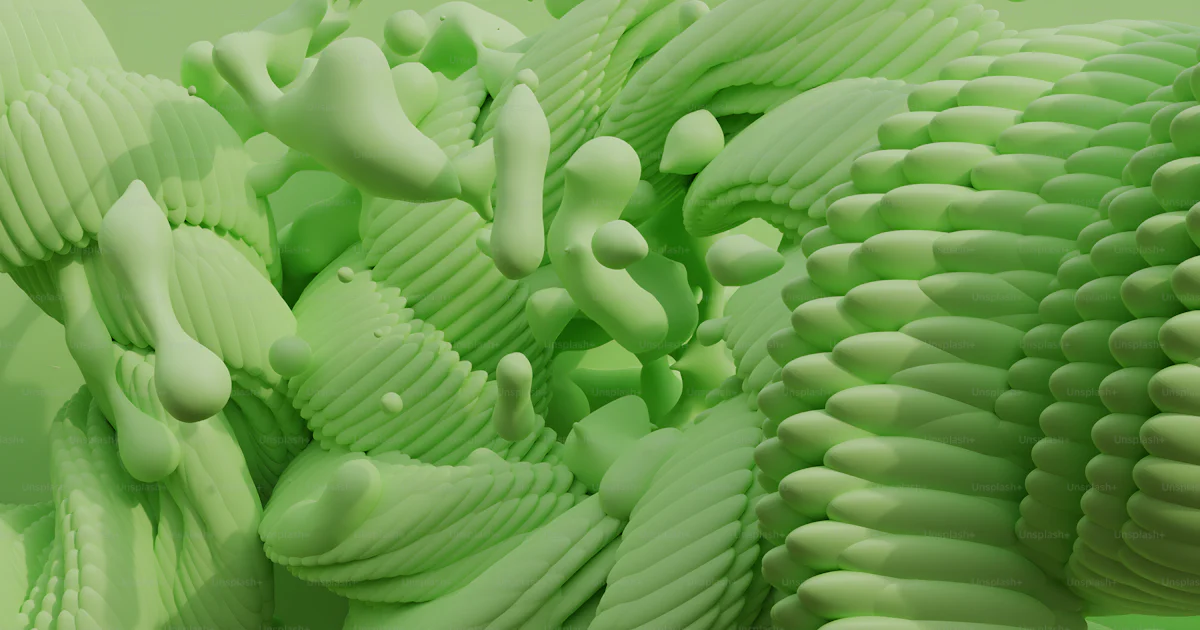 A close up of a bunch of green objects photo – Wallpapers Image on Unsplash