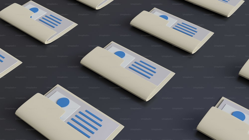 a group of envelopes sitting on top of each other