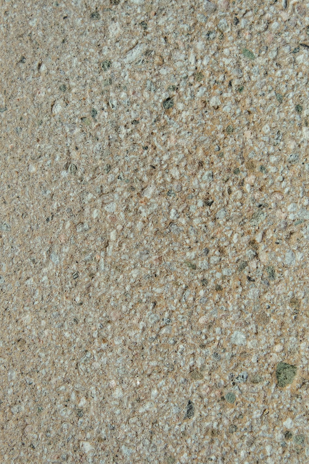 작은 바위가 있는 돌 표면의 클로즈업