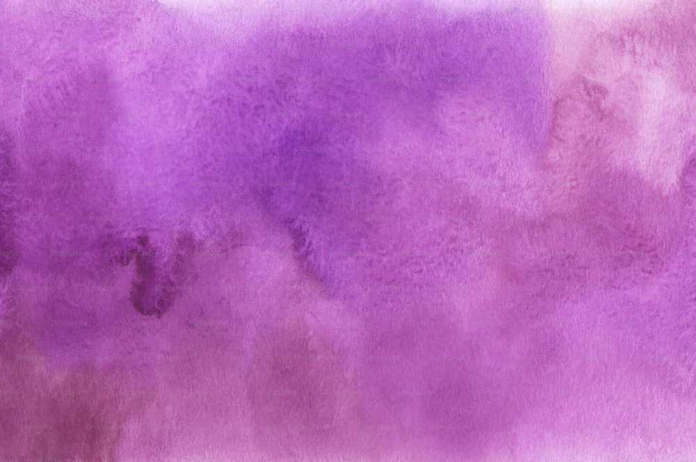 紫色の背景の水彩画