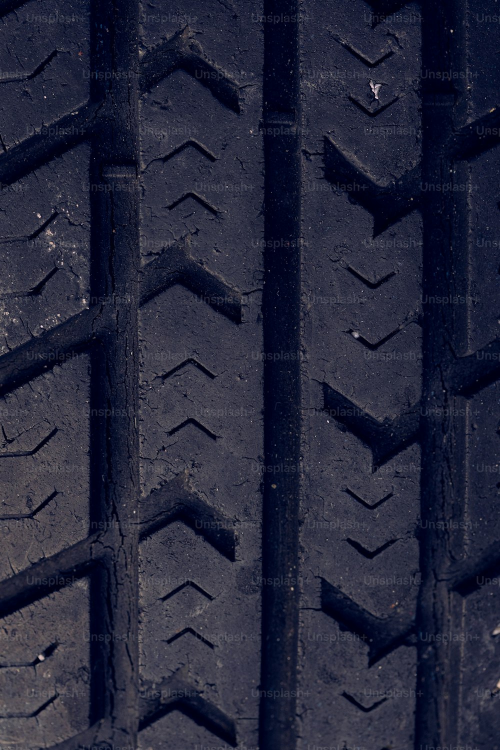 a close up of a tire on a car