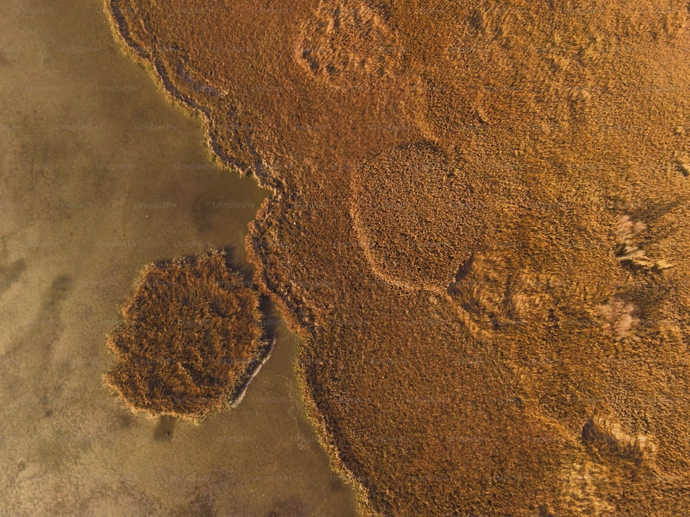 an aerial view of a large area of land