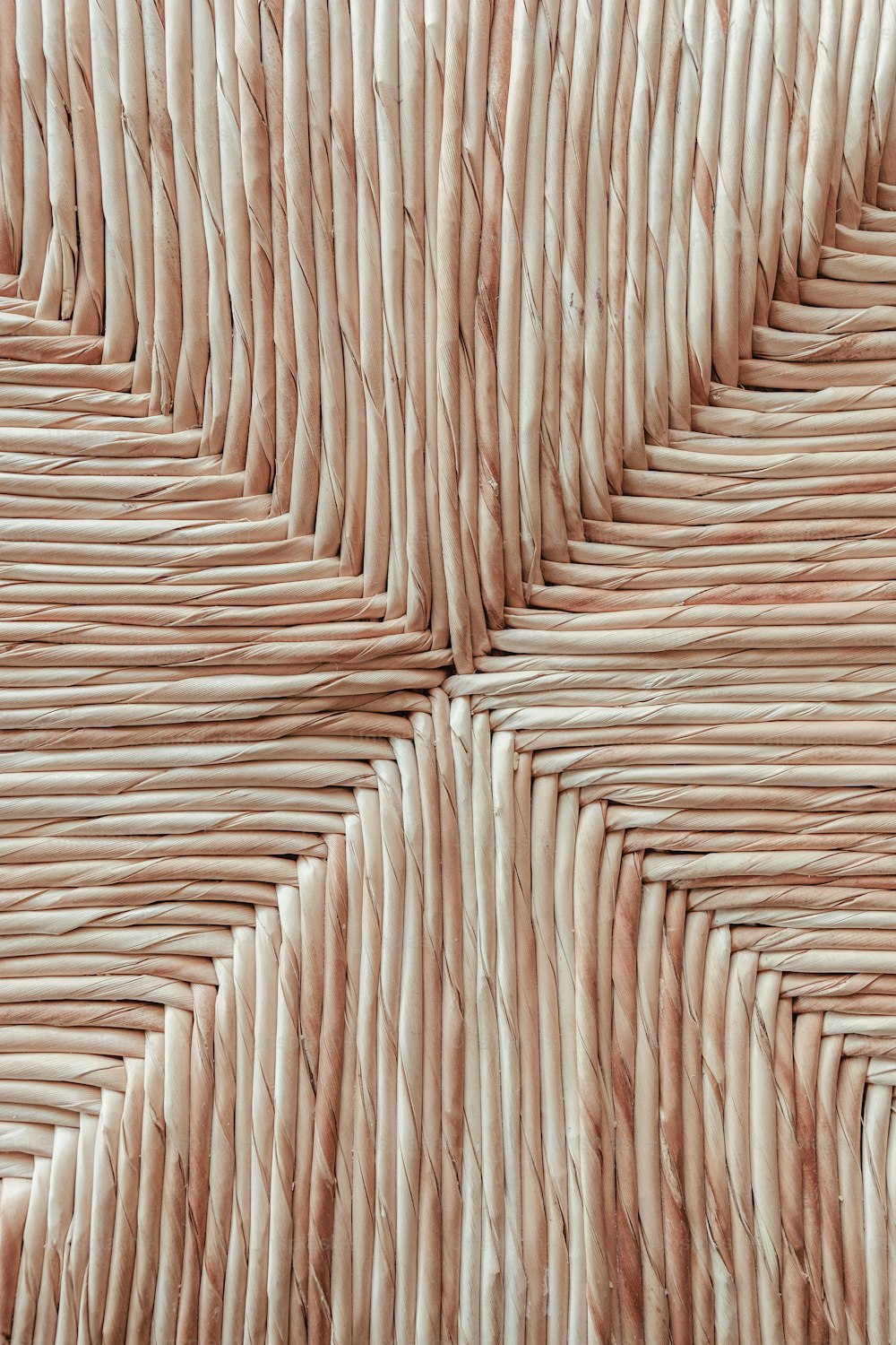 Una vista de cerca de un material tejido
