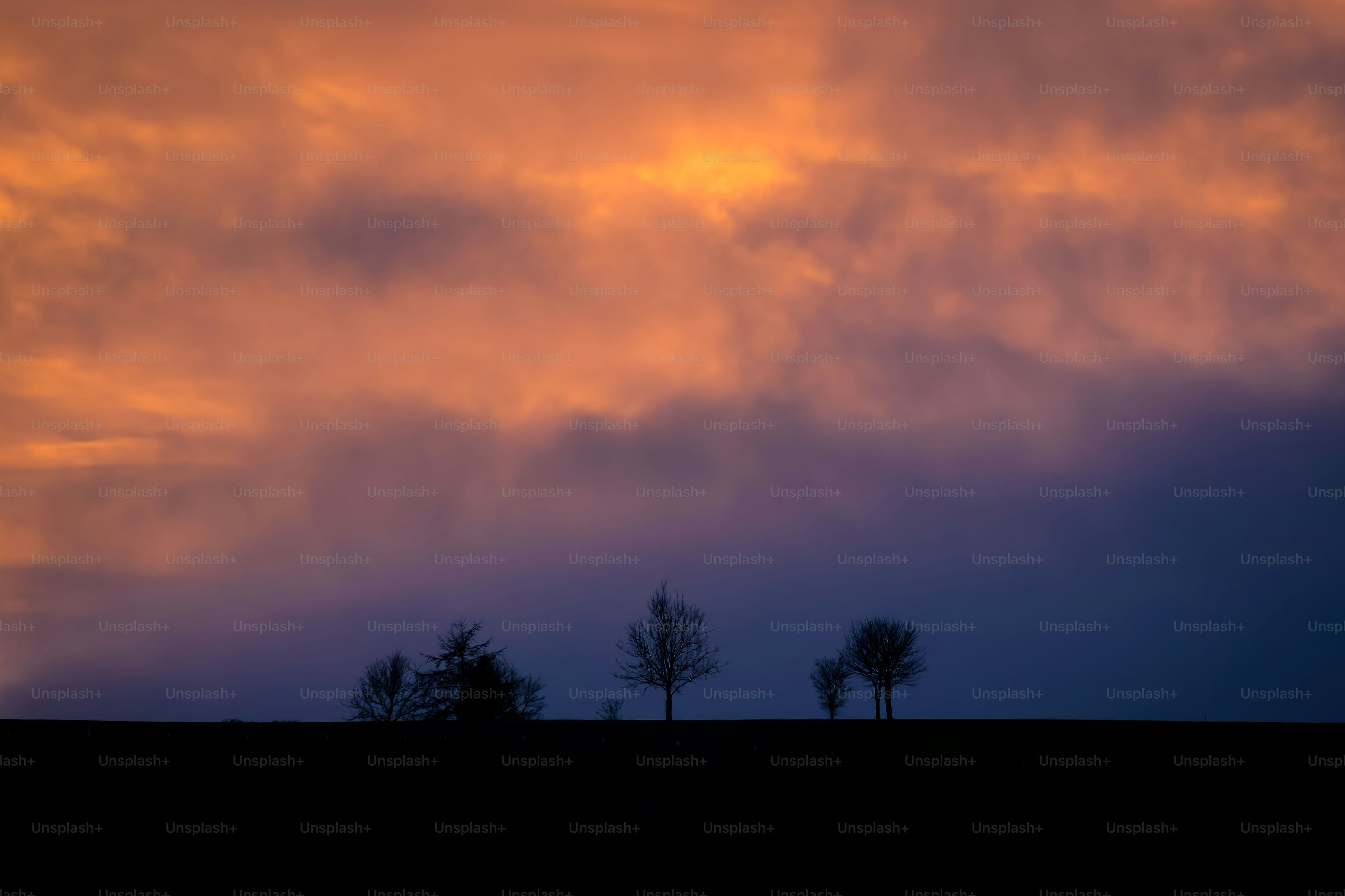 sunrise breaking through low clouds over a quiet hilltop, warm light spilling across the ground