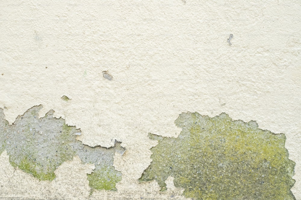 um close up de uma parede com tinta descascando