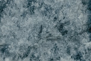 a close up of a black and white marble