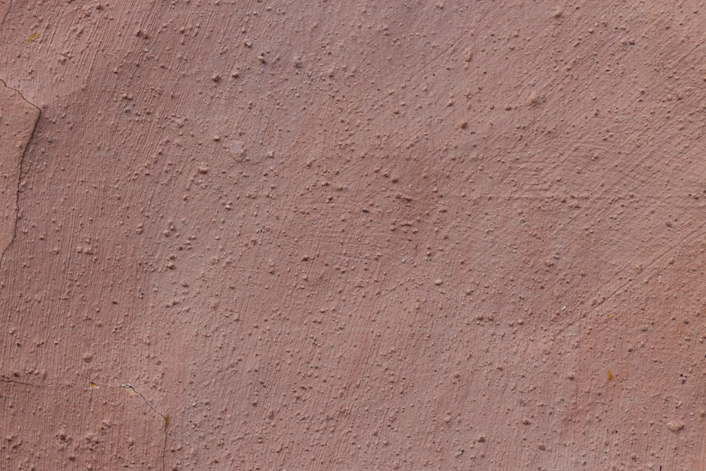 um close up de uma parede vermelha com pequenos orifícios nela