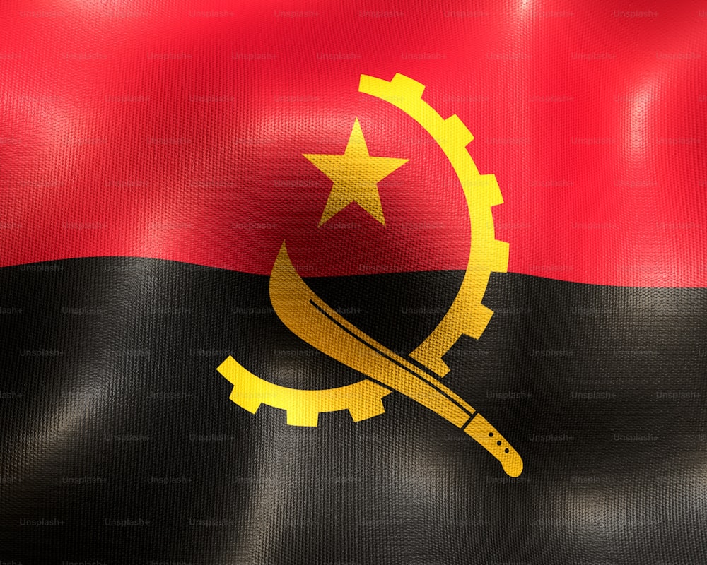 Die Flagge des Landes Chadar