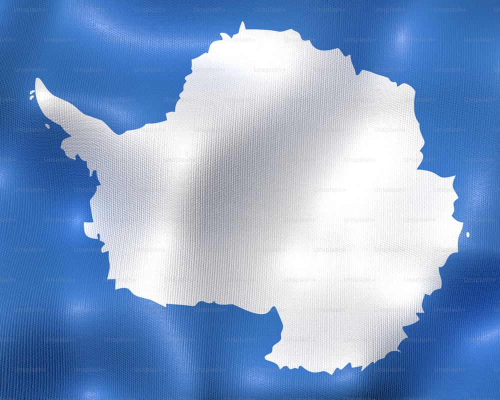 青と白の背景にアイス�ランドの国の地図