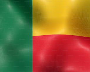 Le drapeau du pays de Guinée