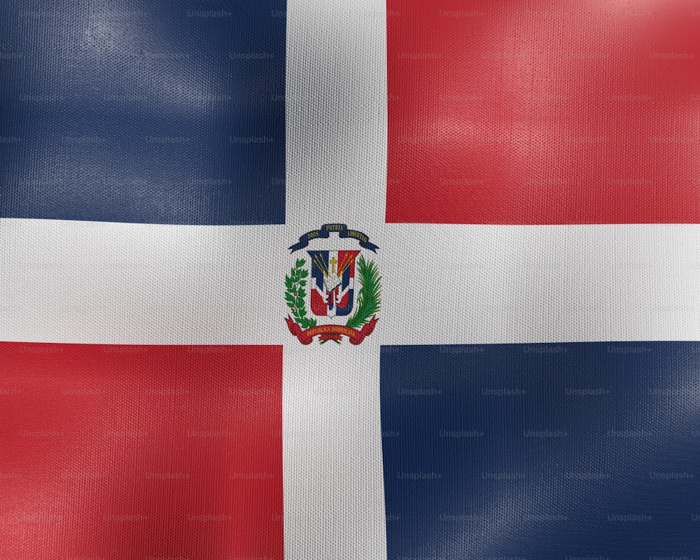 La bandera del país del Perú
