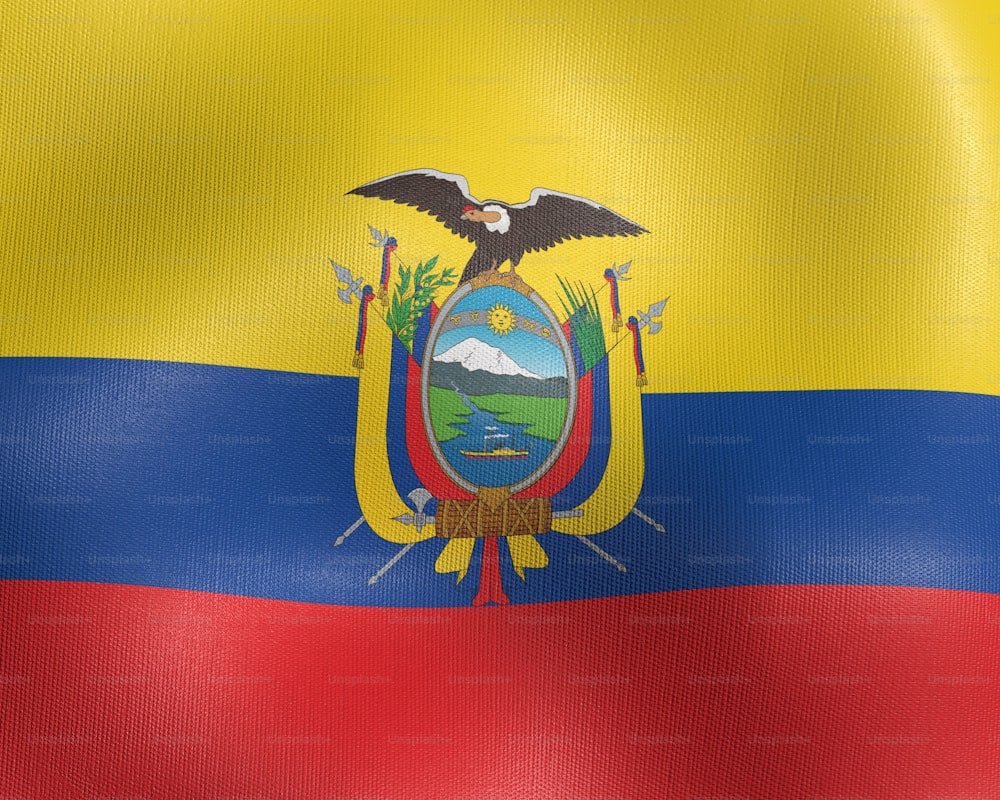 La bandera del Estado de Venezuela