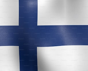 La bandiera del paese della Finlandia