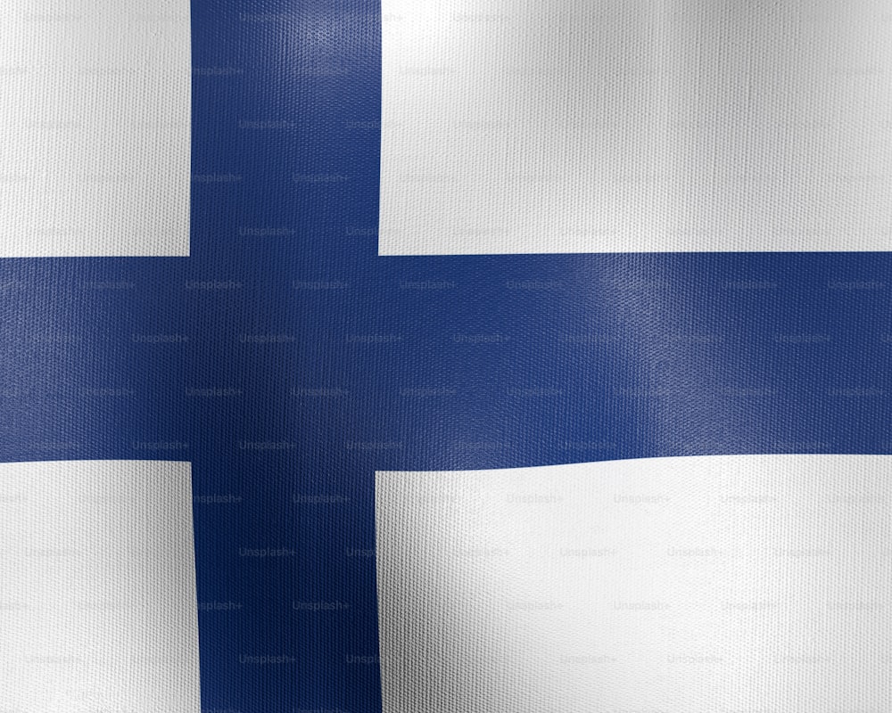 Le drapeau du pays de Finlande